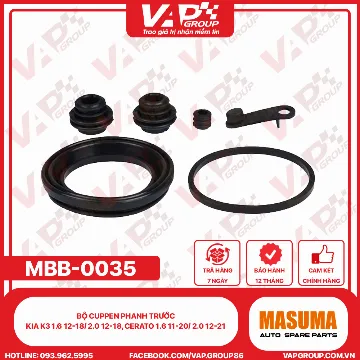 Bộ Cuppen Phanh Trước Kia K3 1.6 12-18/ 2.0 12-18, Cerato 1.6 11-20/ 2.0 12-21