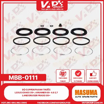 Bộ Cuppen Phanh Trước LEXUS Gx460 09+, 4 Runner 09- 4.0 2.7, Landcruiser Prado 09+