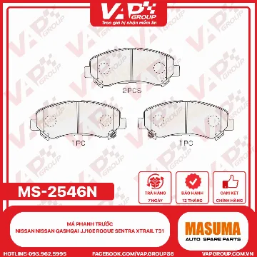 Má Phanh Trước Nissan Nissan Qashqai Jj10E Rogue Sentra Xtrail T31