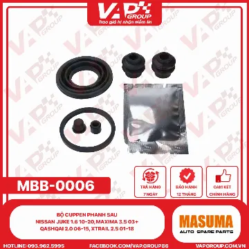 Bộ Cuppen Phanh Sau Nissan Juke 1.6 10-20, Maxima 3.5 03+, Qashqai 2.0 06-15, Xtrail 2.5 01-18