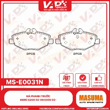 Má Phanh Trước Merc E200 02-09 E500 02-