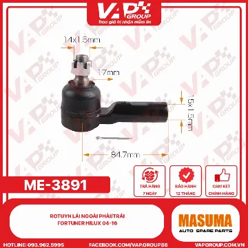 Rotuyn Lái Ngoài Phải/Trái Fortuner Hilux 04-16