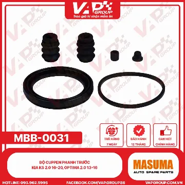 Bộ Cuppen Phanh Trước kia K5 2.0 16-20, Optima 2.0 13-16