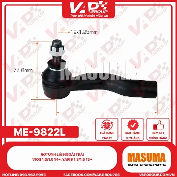 Rotuyn Lái Ngoài Trái Vios 1.3/1.5 14+, Yaris 1.3/1.5 13+