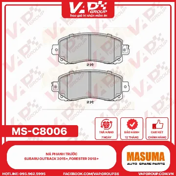 Má Phanh Trước Subaru Outback 2015+, Forester 2018+