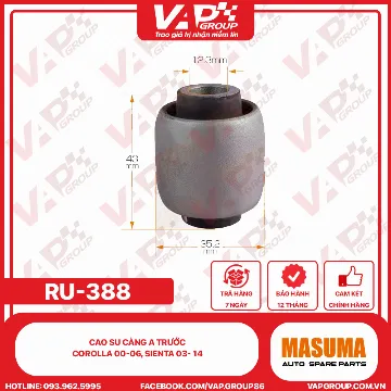 Cao Su Càng A Trước Corolla 00-06, Sienta 03- 14