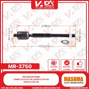 Rotuyn Lái Trong Camry 2.0 2.4 01-06 , Es300 3.0 01-06 , Es330 3.3 03-06