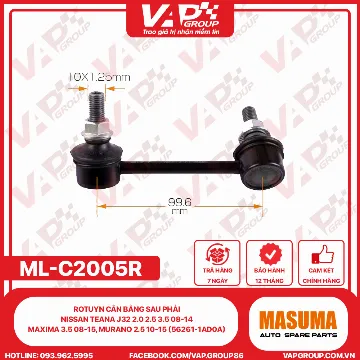 Rotuyn Cân Bằng Sau Phải Nissan Teana J32 2.0 2.5 3.5 08-14, Maxima 3.5 08-15, Murano 2.5 10-15 (56261-1Ad0A)