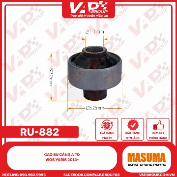 Cao su càng A to Vios Yaris 2014-