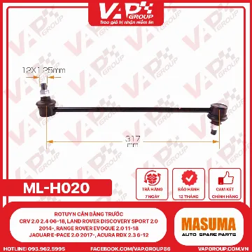 Rotuyn Cân Bằng Trước Crv 2.0 2.4 06-18, Land Rover Discovery Sport 2.0 2014-, Range Rover Evoque 2.0 11-18, Jaguar E-Pace 2.0 2017-, ACURA RDX 2.3 6-12