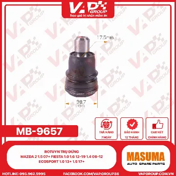 Rotuyn trụ đứng Mazda 2 1.5 07+ Fiesta 1.0 1.6 12-19 1.4 08-12 EcoSport 1.0 13+ 1.5 17+