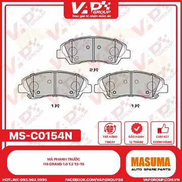 Má Phanh Trước I10 Grand 1.0 1.2 13-19