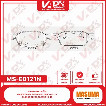 Má Phanh Trước Mercedes GL350,GL400,GL500 12-15, GLS400 GLE43 GLE450 15-19,