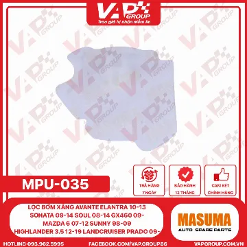 Lọc Bơm Xăng Avante Elantra 10-13 Sonata 09-14 Soul 08-14 Gx460 09- Mazda 6 07-12 Sunny 98-09 Highlander 3.5 12-19 Landcruiser Prado 09-