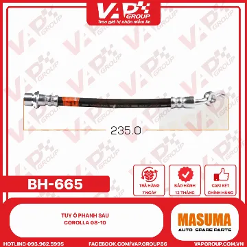 Tuy Ô Phanh Sau Corolla 08-10