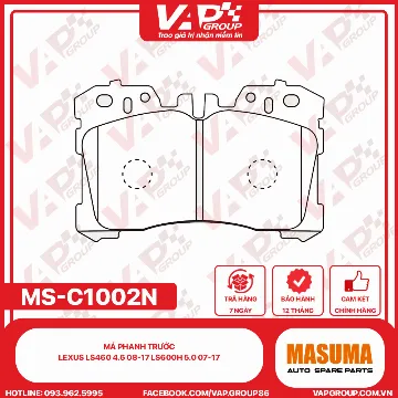 Má Phanh Trước Lexus Ls460 4.6 08-17 Ls600H 5.0 07-17