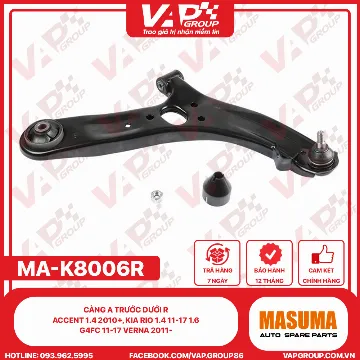 Càng A Trước Dưới R Accent 1.4 2010+, Kia Rio 1.4 11-17 1.6 G4Fc 11-17 VERNA 2011-