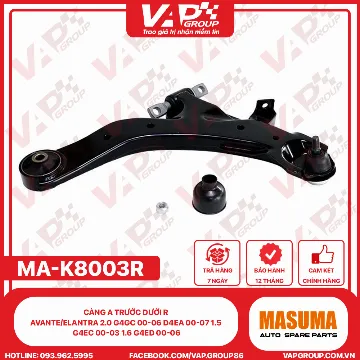 Càng A Trước Dưới R Avante/Elantra 2.0 G4Gc 00-06 D4Ea 00-07 1.5 G4Ec 00-03 1.6 G4Ed 00-06
