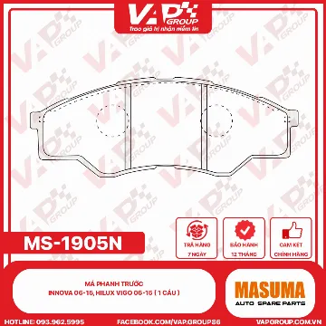 Má Phanh Trước Innova 06-15, Hilux Vigo 06-15 ( 1 cầu )