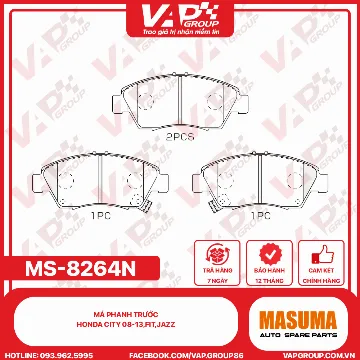 Má Phanh Trước Honda City 08-13,Fit,Jazz