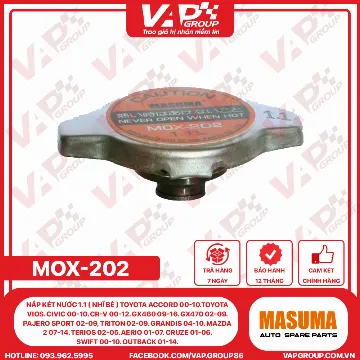 Nắp Két Nước 1.1 ( Nhĩ Bé ) Toyota Accord 00-10.Toyota Vios. Civic 00-10. Cr-V 00-12. Gx460 09-16. Gx470 02-09. Pajero Sport 02-09, Triton 02-09. Grandis 04-10. Mazda 2 07-14. Terios 02-05. Aerio 01-07. Cruze 01-06. Swift 00-10. Outback 01-14.
