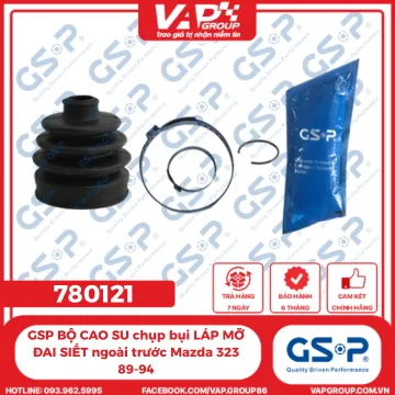 GSP BỘ CAO SU chụp bụi LÁP MỠ ĐAI SIẾT ngoài trước Mazda 323 89-94
