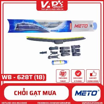 Chổi gạt mưa Silicon METO 18inch