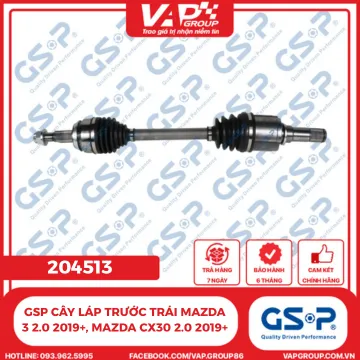 GSP Cây Láp Trước Trái Mazda 3 2.0 2019+, Mazda CX30 2.0 2019+