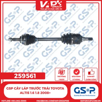 GSP Cây Láp Trước Trái Toyota Altis 1.6 1.8 2008+