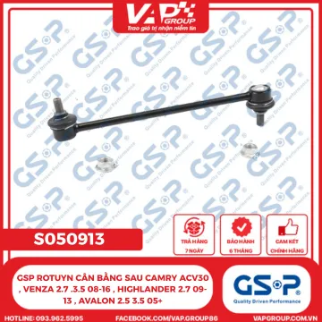 GSP rotuyn cân bằng sau camry acv30 , Venza 2.7 .3.5 08-16 , Highlander 2.7 09-13 , Avalon 2.5 3.5 05+
