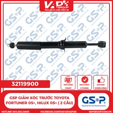GSP Giảm Xóc Trước Toyota Fortuner 05+, Hilux 05+ ( 2 Cầu)