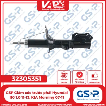 GSP Giảm xóc trước Hyundai I10 11-13, KIA Morning 07-11