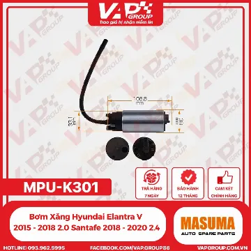 Bơm Xăng Hyundai Elantra V 2015-2018 Santafe 2018-2020