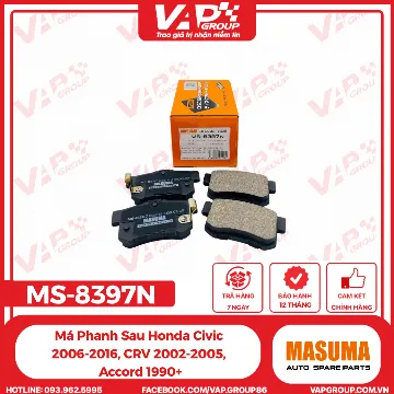 Má Phanh Sau Honda Civic 2006-2016, CRV 2002-2005,  Accord 1990+