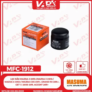 Lọc Dầu Mitsubushi Outlander 2.0 2009+/ 2.4 2005+ / 3.0 2006+ , Outlander Sport 2.0 2010-2020 / 2.4 2015+, Triton 2.4 2015+ , Xpander , Civic , Crv , Accord 3.5 2012-2013 , City , Brio 2011+, Fit , Jazz Nissan Dài Nhỏ, Grand I10 , Ranger 2.5 2002-2007, Forester 2.0 2012-2021