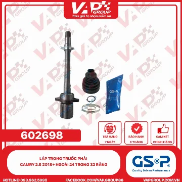 GSP LÁP trong trước phải Camry 2.5 2018+ Ngoài 24 trong 32 răng