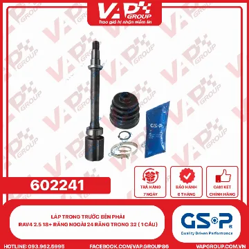 GSP LÁP TRONG TRƯỚC BÊN PHẢI rav4 2.5 18+ RĂNG NGOÀI 24 RĂNG TRONG 32 ( 1 CẦU)
