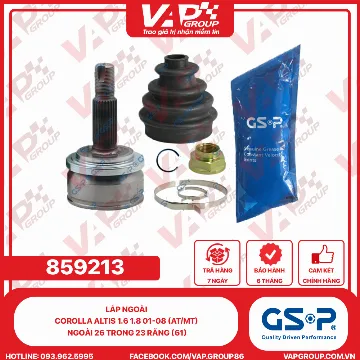 GSP LÁP ngoài Corolla ALTIS 1.6 1.8 01-08 (AT/MT) Ngoài 26 trong 23 răng (61)