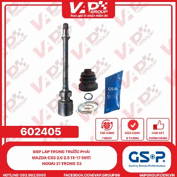 GSP Láp Trong Trước Phải Mazda Cx5 2.0 2.5 11-17 (MT) NGOÀI 31 TRONG 33