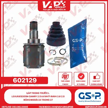 GSP LÁP TRONG TRƯỚC L LEXUS ES300H CAMRY 2.5 AXVH71 RAV4 2.0 2.5 RĂNG NGOÀI 24 TRONG 27