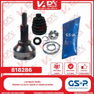 GSP Láp Ngoài Trước Transit 2.2 2014+ Ngoài 31 Trong 28 Răng