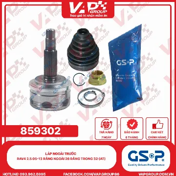 GSP LÁP NGOÀI TRƯỚC RAV4 2.5 05-13 RĂNG NGOÀI 26 RĂNG TRONG 32 (AT)