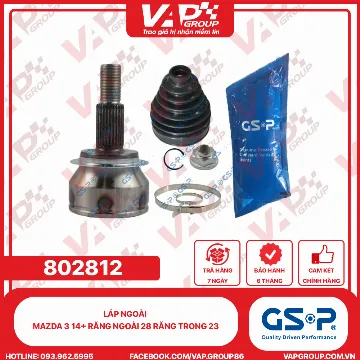 GSP Láp Ngoài Mazda 3 14+ Răng Ngoài 28 Răng Trong 23