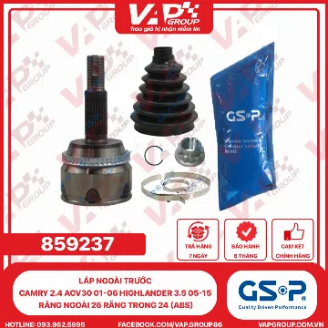 GSP LÁP ngoài trước camry 2.4 acv30 01-06 highlander 3.5 05-15 răng ngoài 26 răng trong 24 (ABS)