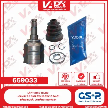 GSP LÁP trong trước L camry 2.2 5SFE SXV20 SXV10 96-01 răng ngoài 20 răng trong 24