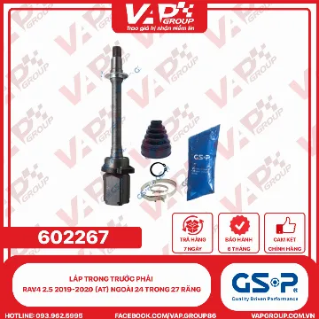 GSP LÁP trong trước phải RAV4 2.5 2019-2020 (AT) Ngoài 24 trong 27 răng