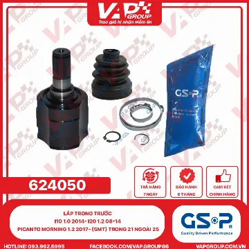 GSP Láp Trong Trước I10 1.0 2014- I20 1.2 08-14 PICANTO MORNING 1.2 2017- (5MT) TRONG 21 NGOÀI 25