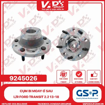 GSP Cụm bi moay ơ sau L/R Ford Transit 2.2 13-18