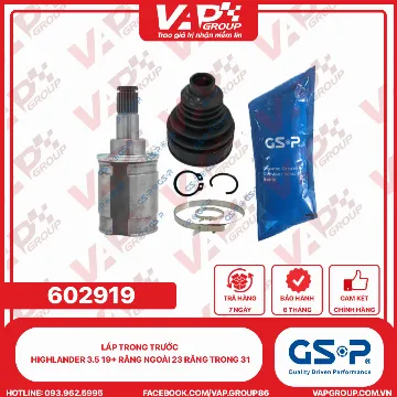GSP LÁP TRONG TRƯỚC HIGHLANDER 3.5 19+ RĂNG NGOÀI 23 RĂNG TRONG 31