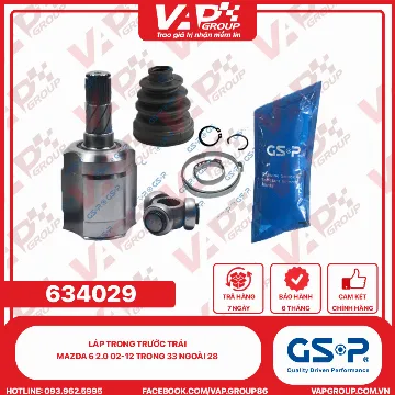 GSP Láp Trong Trước Trái Mazda 6 2.0 02-12 TRONG 33 NGOÀI 28